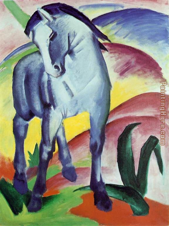 Blue Horse painting - Franz Marc Blue Horse art painting